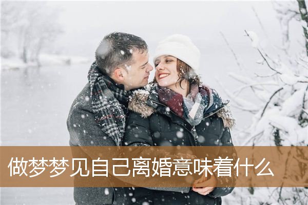 做梦梦见自己离婚意味着什么_周公解梦