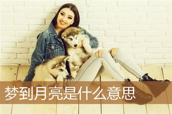 梦到月亮是什么意思_周公解梦