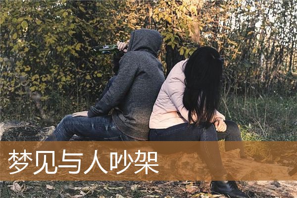 梦见与人吵架_周公解梦