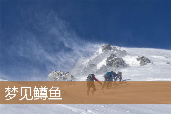 梦见鳟鱼是什么意思有什么预兆_周公解梦