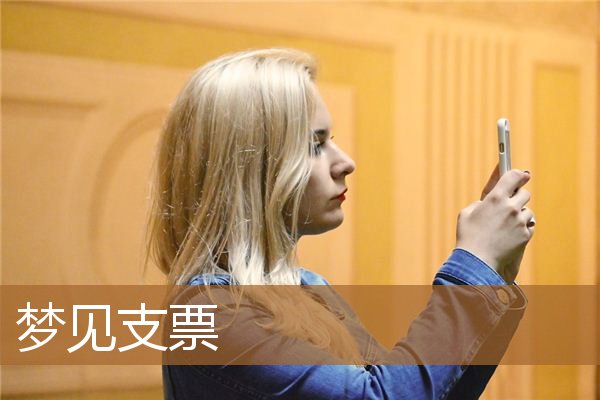 梦见支票是什么意思有什么预兆_周公解梦
