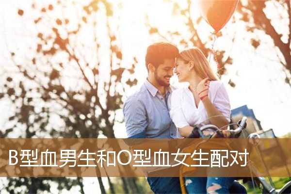 B型血男生和O型血女生配对