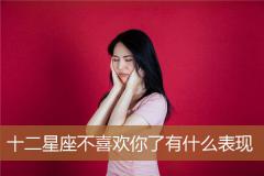 十二星座不喜欢你了有什么表现