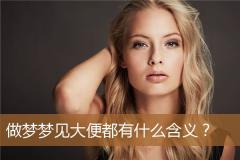 做梦梦见大便都有什么含义？