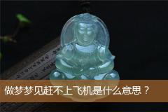 做梦梦见赶不上飞机是什么意思？