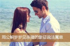 周公解梦梦见杀猪的象征说法寓意