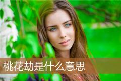 桃花劫是什么意思