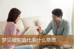 梦见被蛇追代表什么意思