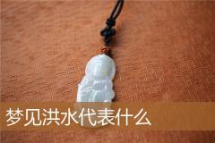 梦见洪水代表什么