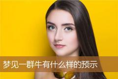 梦见一群牛有什么样的预示