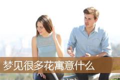 梦见很多花寓意什么