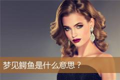 梦见鳄鱼是什么意思？