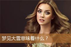 梦见大雪意味着什么？