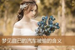 梦见自己的汽车被偷的含义