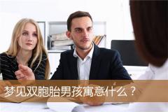梦见双胞胎男孩寓意什么？