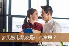 梦见被老鼠咬是什么意思？