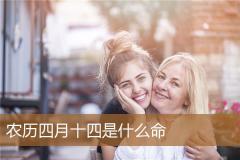 农历四月十四是什么命