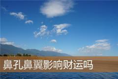 鼻孔鼻翼影响财运吗