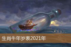生肖牛年岁表2021年