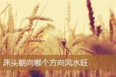 床头朝向哪个方向风水旺