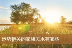运势相关的家族风水有哪些
