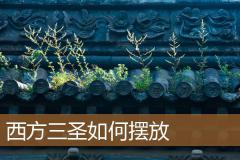 西方三圣如何摆放