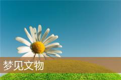 梦见文物