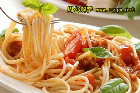 梦见吃面 吃面条