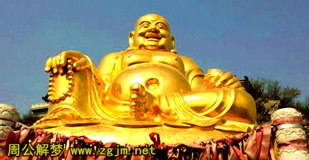 梦见金佛